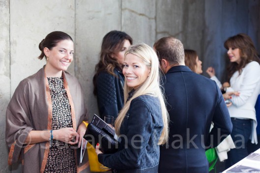 Guests at the Private View of the exhibition "Whole in the Wall" at Ayyam Gallery, London.
